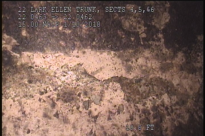 Surface Spalling, from 08 to 04 o'clock, within 8 inches of joint: YES, Start - PEELING CONCRETE