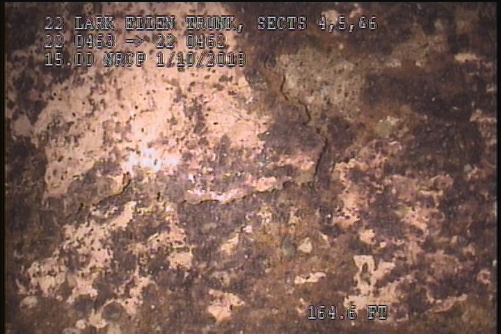 Surface Spalling, from 08 to 04 o'clock, within 8 inches of joint: NO - PEELING CONCRETE