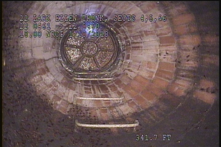 Downstream Manhole, Survey Ends - 10:35 AM