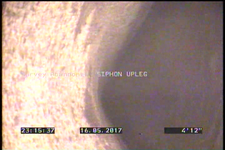 Survey Abandoned - SIPHON UPLEG