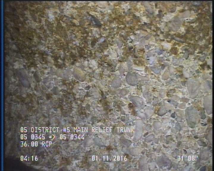 Surface Aggregate Projecting, from 09 to 03 o'clock, within 8 inches of joint: YES, Start