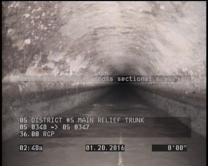 Water Mark, 55 %of cross sectional area