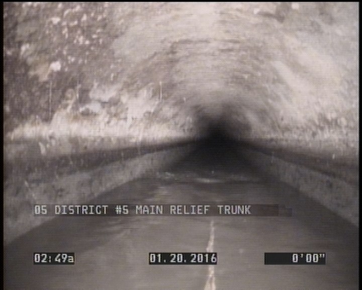 Deposits Attached Grease, 5 %of cross sectional area, from 03 to 09 o'clock, , within 8 inches of joint: YES, Start