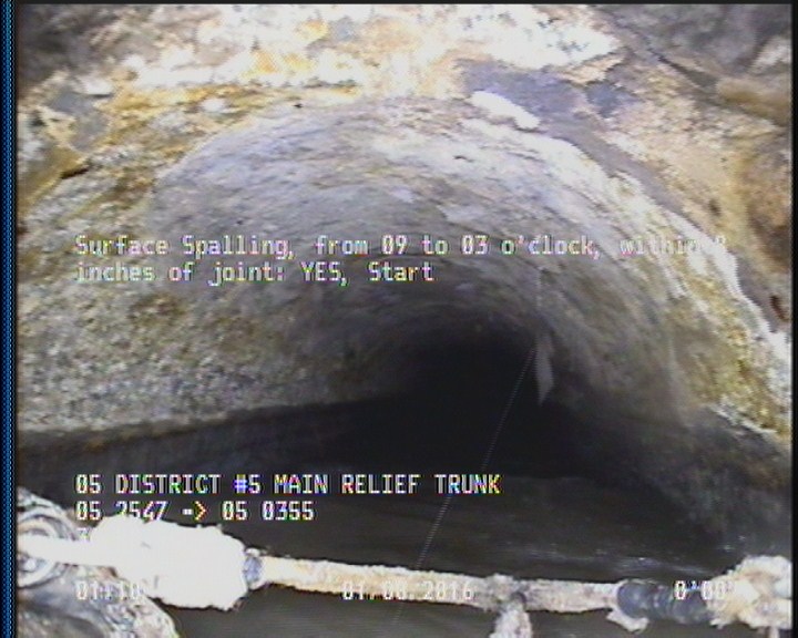 Surface Spalling, from 09 to 03 o'clock, within 8 inches of joint: YES, Start