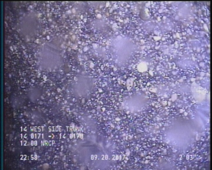 Surface Aggregate Projecting, from 09 to 03 o'clock, within 8 inches of joint: YES, Start