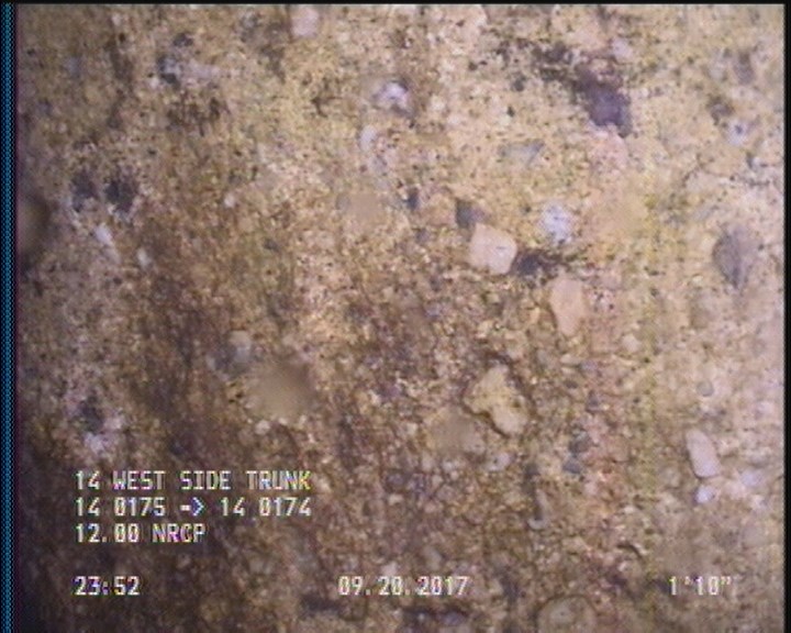 Surface Aggregate Projecting, from 09 to 03 o'clock, within 8 inches of joint: YES, Start