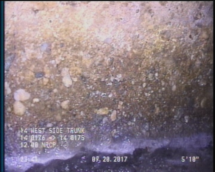 Surface Aggregate Projecting, from 09 to 03 o'clock, within 8 inches of joint: YES, Start