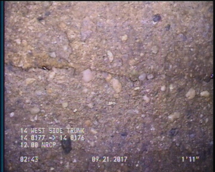 Surface Aggregate Projecting, from 09 to 03 o'clock, within 8 inches of joint: YES, Start