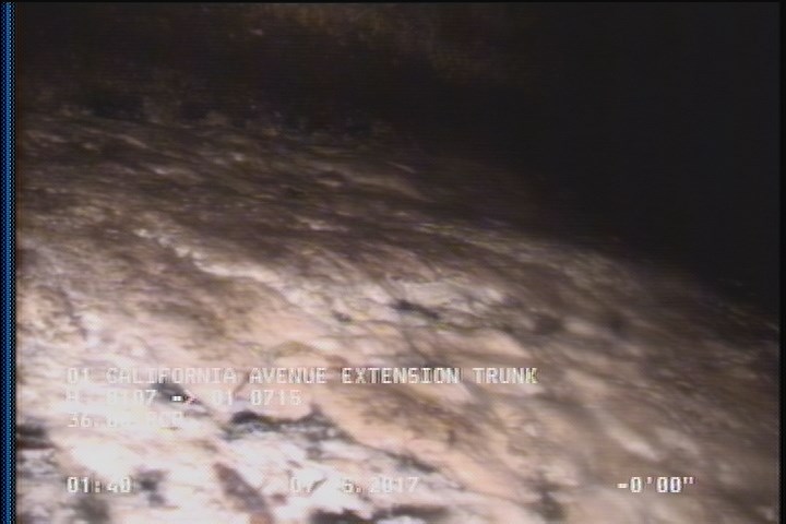 Deposits Settled Other, 20 %of cross sectional area, from 05 to 07 o'clock, , within 8 inches of joint: YES, Start - DEBRIS
