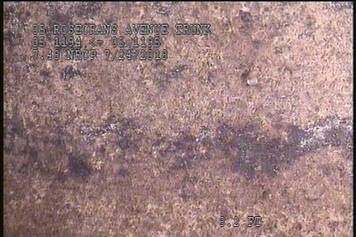 Surface Other, from 08 to 04 o'clock, within 8 inches of joint: YES, Start - 75% LINER