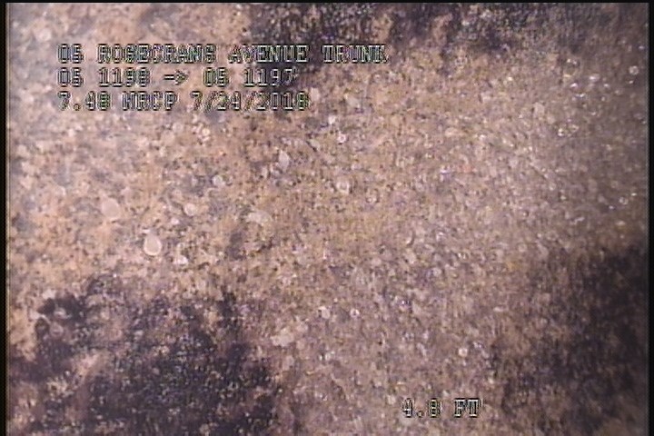 Surface Spalling, from 08 to 04 o'clock, within 8 inches of joint: YES, Start