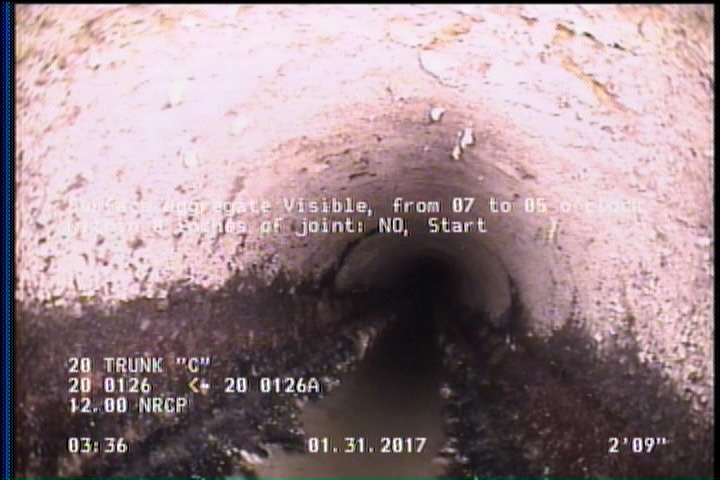 Surface Aggregate Visible, from 07 to 05 o'clock, within 8 inches of joint: NO, Start