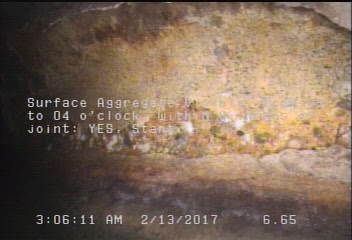 Surface Aggregate Visible, from 08 to 04 o'clock, within 8 inches of joint: YES, Start