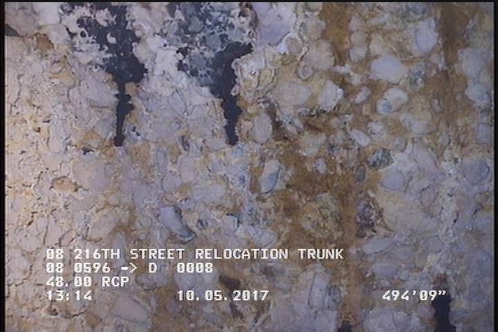Surface Reinforcement Corroded, from 11 to 03 o'clock, within 8 inches of joint: YES