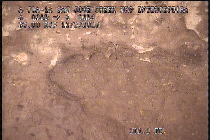 Surface Spalling, from 02 to 03 o'clock, within 8 inches of joint: NO - BLISTERING CONCRETE