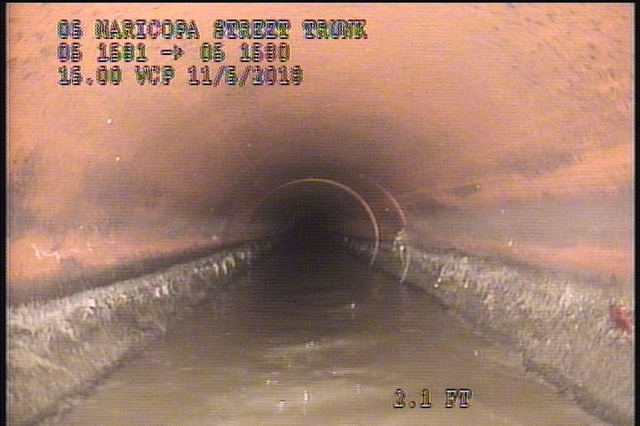 Deposits Attached Grease, 5 %of cross sectional area, from 03 to 09 o'clock, , within 8 inches of joint: YES, Start