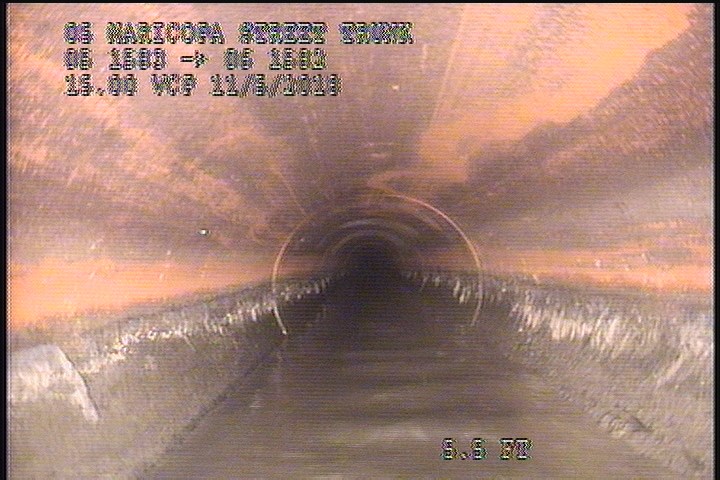 Deposits Attached Grease, 5 %of cross sectional area, from 03 to 09 o'clock, , within 8 inches of joint: YES, Start