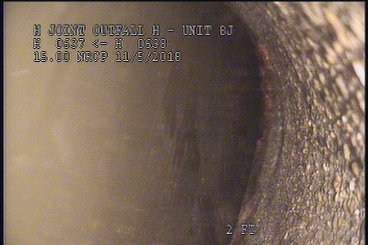 Survey Abandoned - VIEW OF THE UPLEG OF THE N/W BARREL