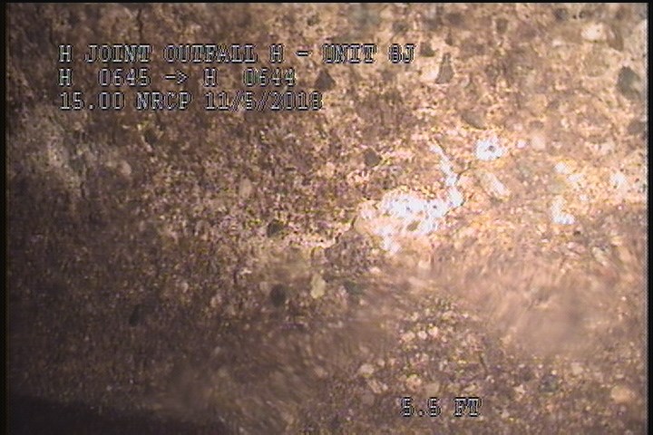 Surface Aggregate Projecting, from 09 to 03 o'clock, within 8 inches of joint: YES, Start