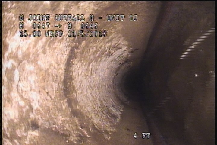 Surface Spalling, from 10 to 02 o'clock, within 8 inches of joint: YES, Start
