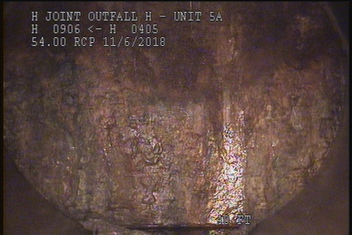 Upstream Manhole, Survey Ends - 1:00AM GATE DOWN
