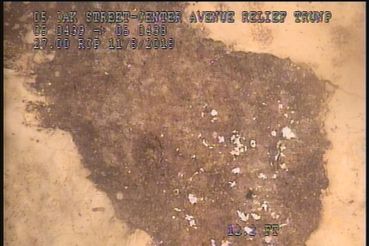 Surface Spalling, from 09 to 03 o'clock, within 8 inches of joint: YES, Start - FLAKING CONCRETE UNDER MAG COAT