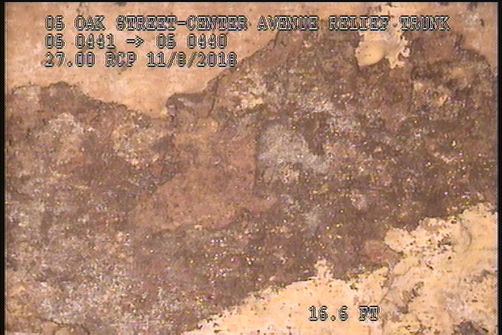Surface Spalling, from 10 to 12 o'clock, within 8 inches of joint: YES - FLAKING CONCRETE