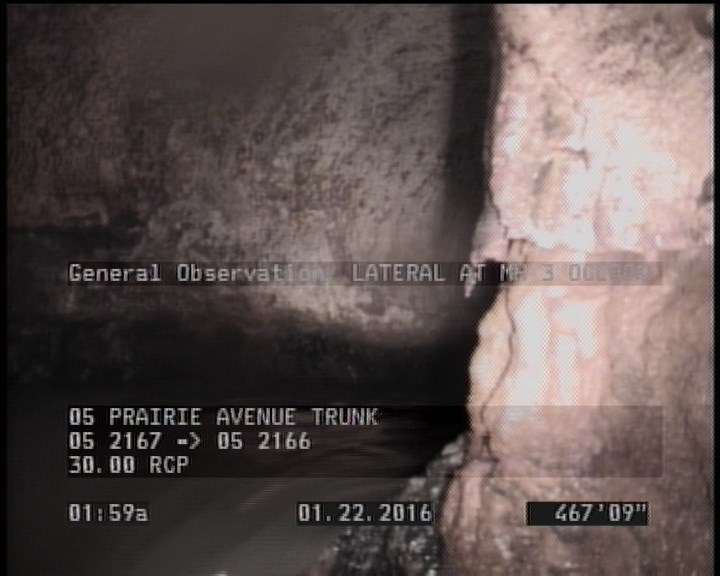 General Observation - LATERAL AT MH 3 OCLOCK