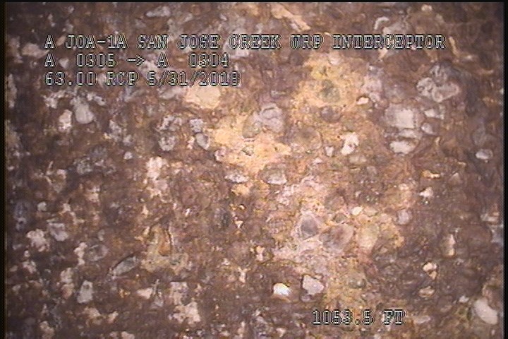 Surface Aggregate Visible, from 09 to 03 o'clock, within 8 inches of joint: YES