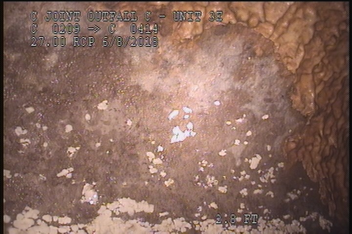 Surface Spalling, from 09 to 03 o'clock, within 8 inches of joint: YES, Start - BLISTERING PEELING CONCRETE