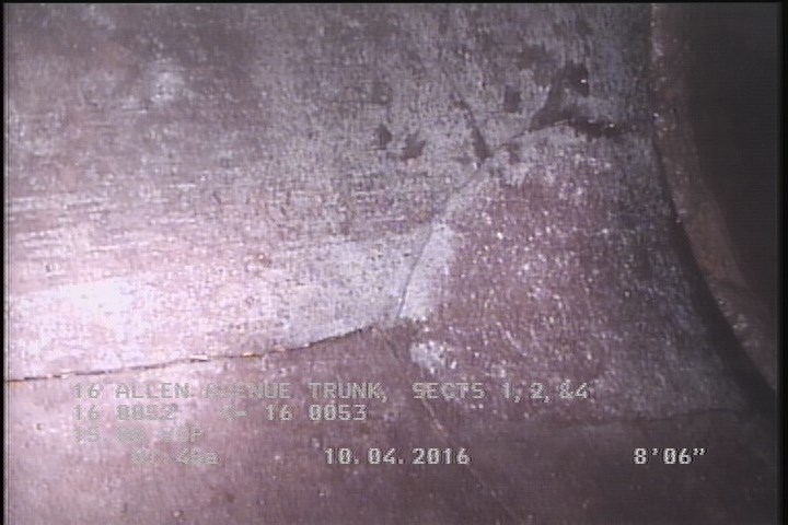Crack Multiple, from 10 to 02 o'clock, within 8 inches of joint: YES, Start
