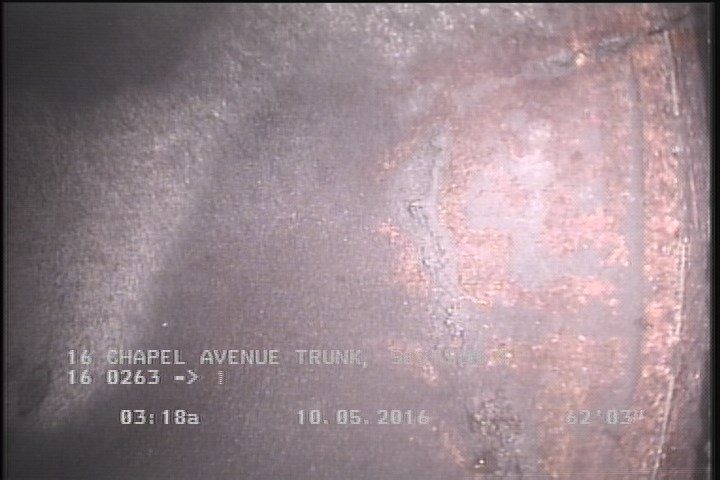 Crack Spiral, from 11 to 01 o'clock, within 8 inches of joint: YES