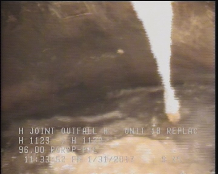 Survey Abandoned - DOWN LEG OF THE U/S SIPHON