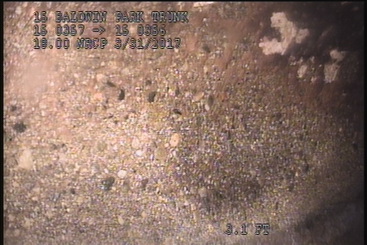 Surface Aggregate Visible, from 09 to 03 o'clock, within 8 inches of joint: YES, Start - SEVERE AGG