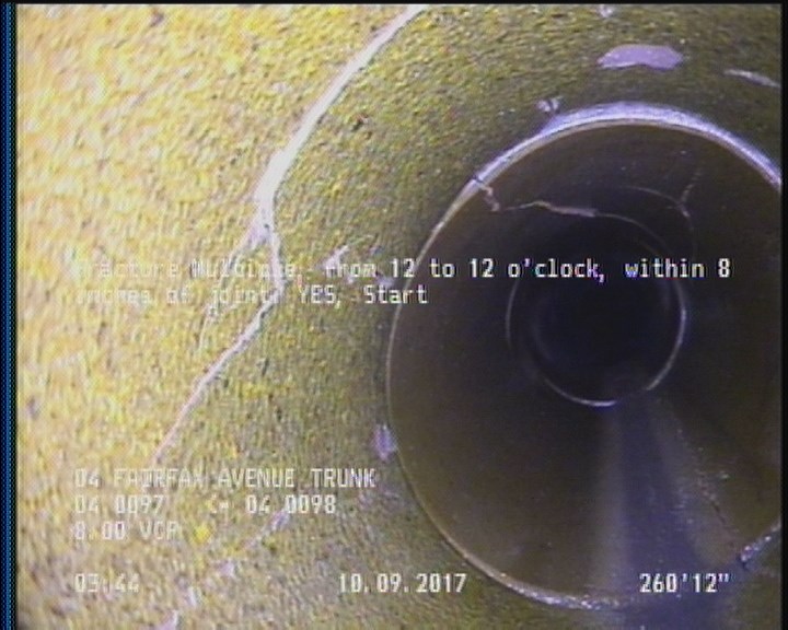 Fracture Multiple, from 12 to 12 o'clock, within 8 inches of joint: YES, Start
