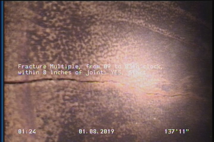 Fracture Multiple, from 09 to 03 o'clock, within 8 inches of joint: YES, Start