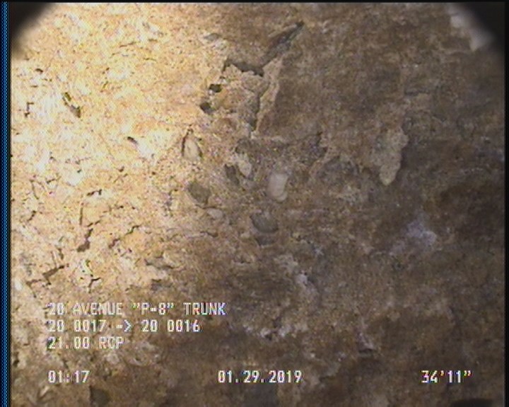 Surface Aggregate Projecting, from 09 to 03 o'clock, within 8 inches of joint: YES, Start