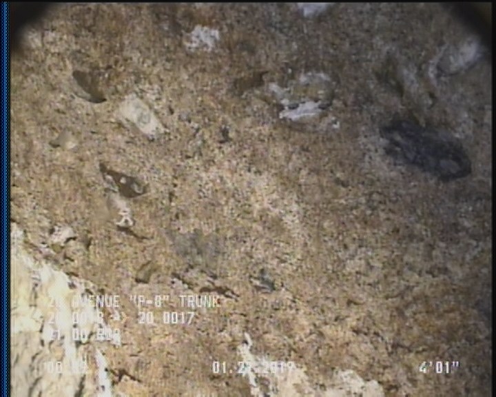 Surface Aggregate Projecting, from 09 to 03 o'clock, within 8 inches of joint: YES, Start