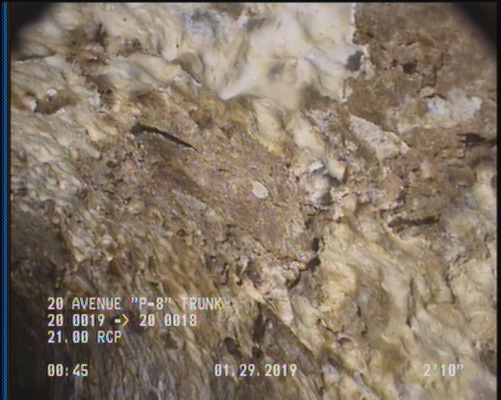 Surface Spalling, from 09 to 03 o'clock, within 8 inches of joint: YES, Start
