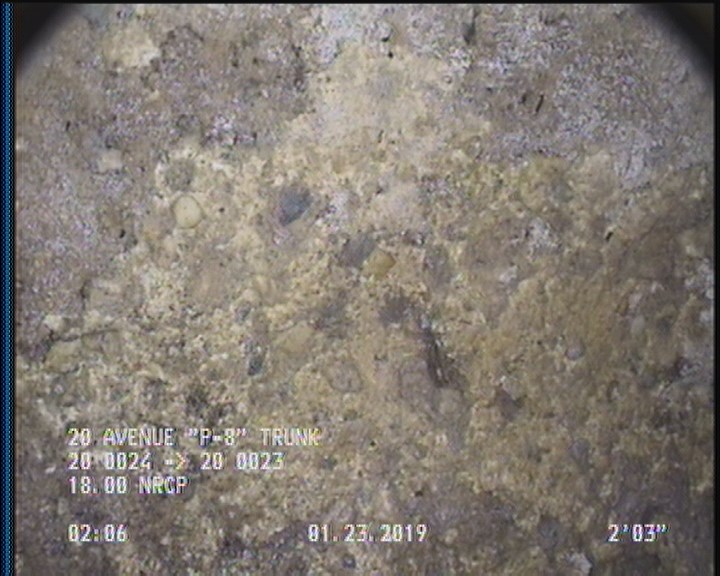 Surface Aggregate Visible, from 08 to 04 o'clock, within 8 inches of joint: YES, Start