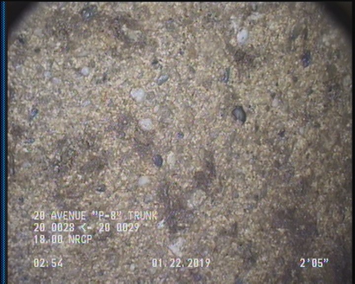 Surface Aggregate Visible, from 09 to 03 o'clock, within 8 inches of joint: YES, Start