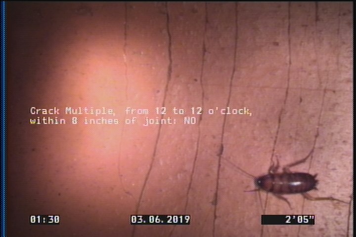 Crack Multiple, from 12 to 12 o'clock, within 8 inches of joint: NO