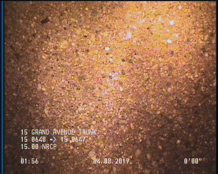 Surface Aggregate Projecting, from 08 to 04 o'clock, within 8 inches of joint: YES, Start
