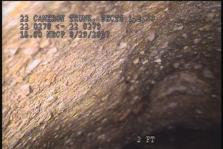 Surface Spalling, from 08 to 04 o'clock, within 8 inches of joint: YES