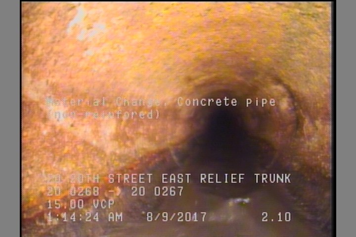 Material Change, Concrete pipe (non-reinfored)