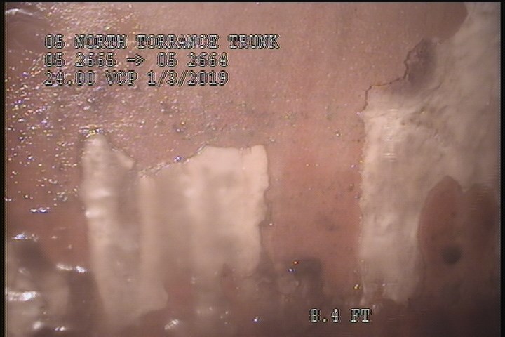 Surface Spalling, from 08 to 04 o'clock, within 8 inches of joint: YES, Start