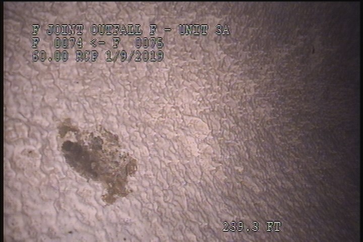 Surface Aggregate Visible, at 12 o'clock, within 8 inches of joint: NO