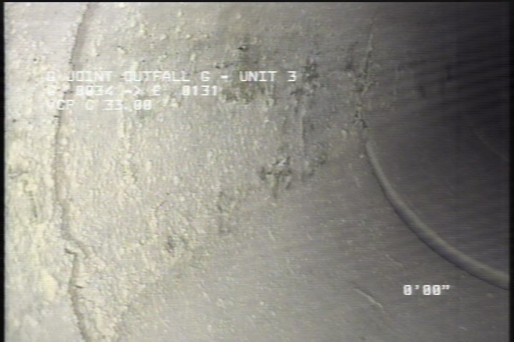 General Observation - WHITE COATING ON PIPE START