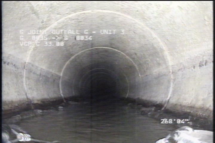 Deposits Settled Other, 5 %of cross sectional area, from 05 to 07 o'clock, , within 8 inches of joint: YES, Start - SLUDGE