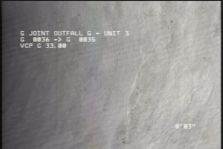 General Observation - WHITE COATING ON PIPE START